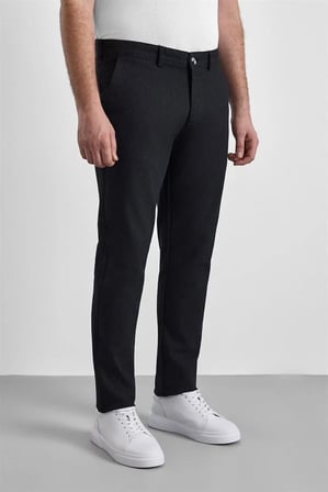 Siyah Slim Casual Pantolon