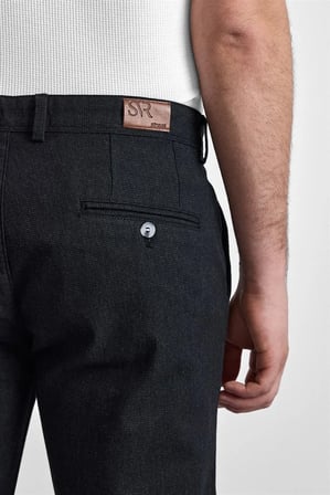 Siyah Slim Casual Pantolon