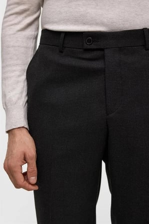 Siyah Regular Klasik Pantolon
