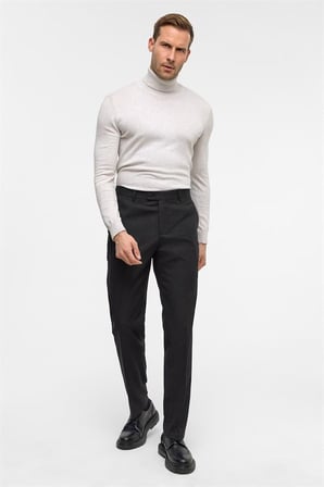 Siyah Regular Klasik Pantolon