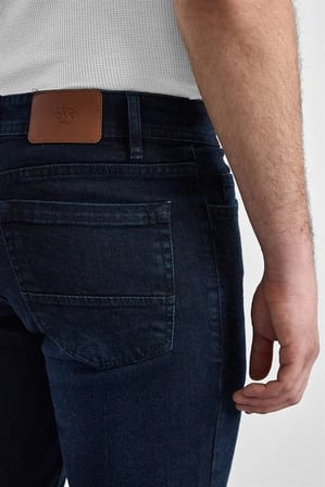 Lacivert Denim Pantolon