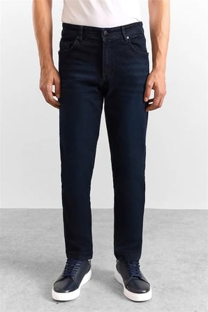 Lacivert Denim Pantolon