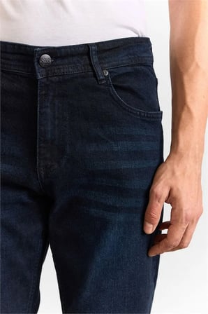 Lacivert Denim Pantolon