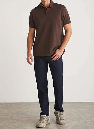 Süvari Kahverengi Erkek T-Shirt TS1014000474