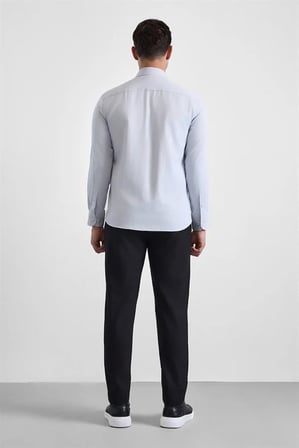 Taş Slim Klasik Yaka Casual Gömlek