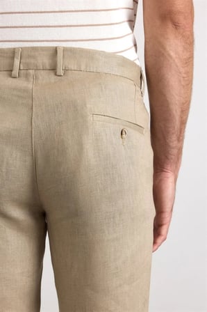 Bej Regular Düz Normal Bel Jogger Pantolon