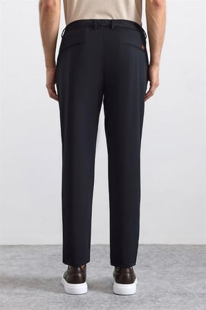 Siyah Slim Düz Jogger Pantolon