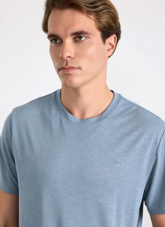 Süvari Mavi  Erkek T-Shirt STS1014000006