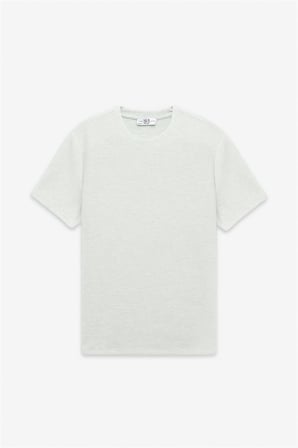 Su Yeşili Regular Bisiklet Yaka Tişört