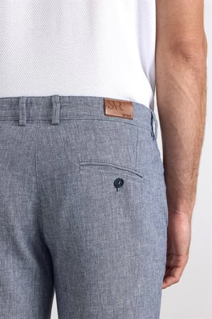 Lacivert Slim Casual Pantolon