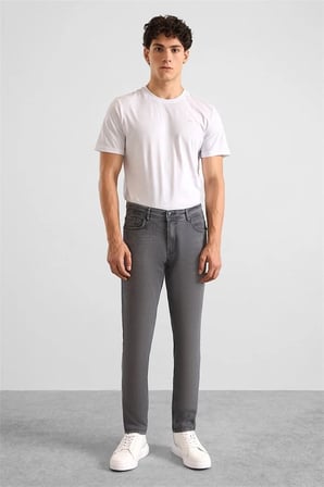 Gri Denim Pantolon