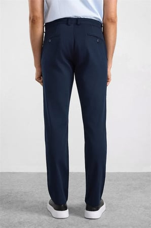 Lacivert Regular Casual Pantolon
