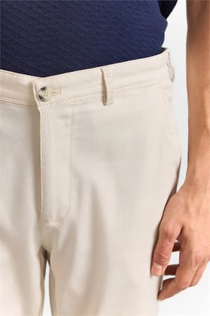 Taş Regular Düz Armürlü Normal Bel Casual Pantolon