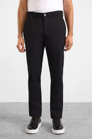 Siyah Regular Casual Pantolon