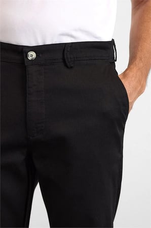 Siyah Regular Casual Pantolon