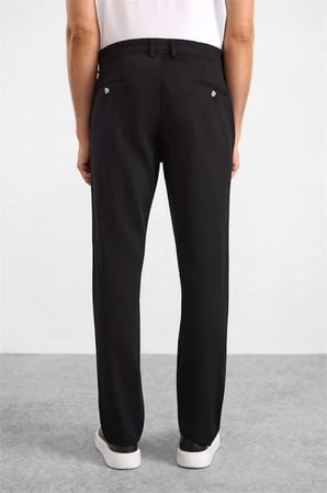 Siyah Regular Casual Pantolon