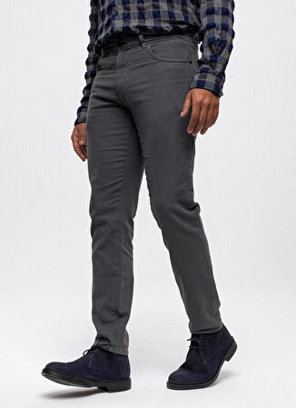 Back and Bond Normal Bel Normal Paça Slim Fit Antrasit Erkek Pantolon B33W32000