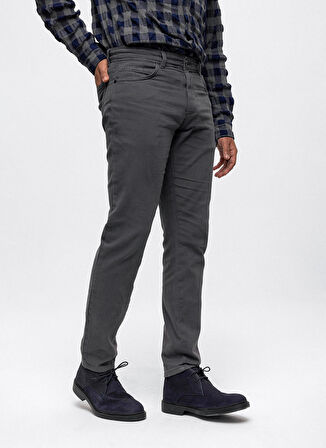 Back and Bond Normal Bel Normal Paça Slim Fit Antrasit Erkek Pantolon B33W32000