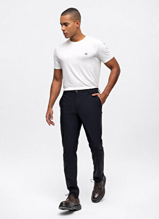 Back and Bond Normal Bel Normal Paça Slim Fit Lacivert Erkek Pantolon B33W31001