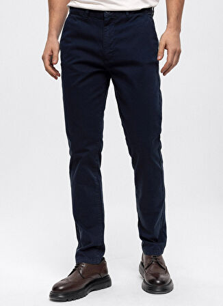 Back and Bond Normal Bel Normal Paça Slim Fit Lacivert Erkek Pantolon B33W32005