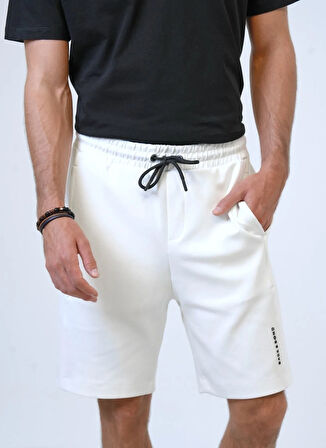 Back and Bond Normal Bel Normal Paça Regular Fit Beyaz Erkek Pantolon B33S36007