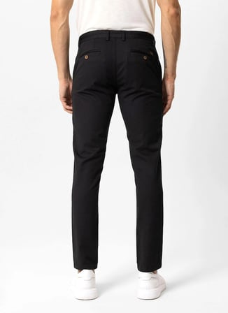 Back and Bond Siyah Erkek Slim Fit Pantolon B33S30009