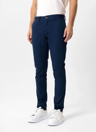 Back and Bond Lacivert Erkek Slim Fit Pantolon B33S30009