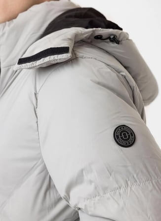 Back and Bond Açık Gri Erkek Mont B34W60013