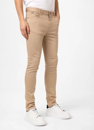 Back and Bond Bej Erkek Slim Fit Pantolon B33T30008