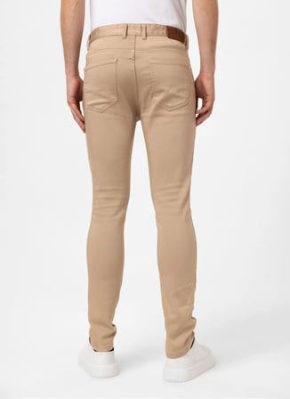 Back and Bond Bej Erkek Slim Fit Pantolon B33T30008