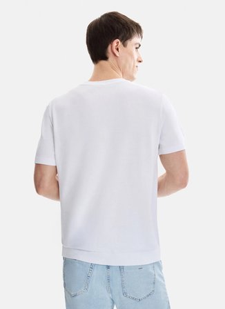 Back and Bond Beyaz Erkek T-Shirt B35S40019