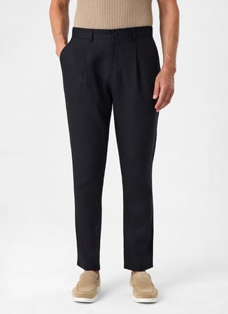 Back and Bond Siyah Erkek Slim Fit Pantolon B35S31034