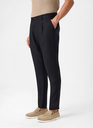 Back and Bond Siyah Erkek Slim Fit Pantolon B35S31034
