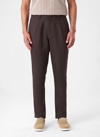Back and Bond Kahverengi Erkek Slim Fit Pantolon B35S31034