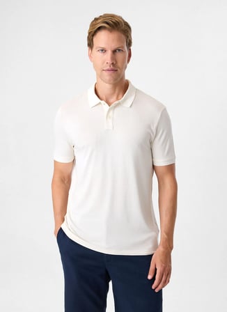Back and Bond Beyaz Erkek Regular Fit Polo T-Shirt B35S10026