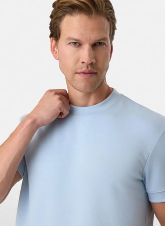 Back and Bond Mavi Erkek T-Shirt B35S10020
