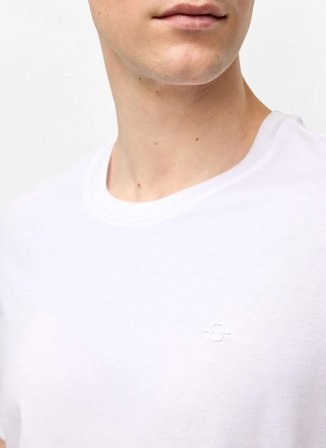 Back and Bond Beyaz Erkek T-Shirt B35T10004