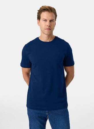 Back and Bond Lacivert Erkek T-Shirt B35T10004