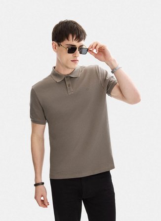 Back and Bond Koyu Vizon Erkek T-Shirt B35S10042