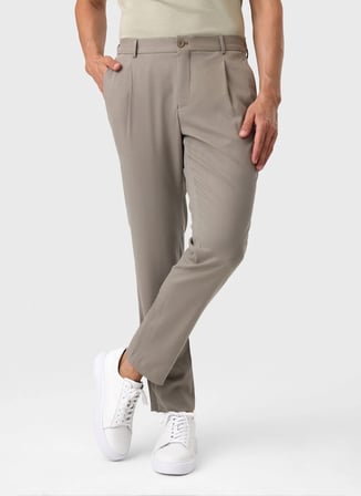 Back and Bond Gri Erkek Slim Fit Pantolon B35S31041