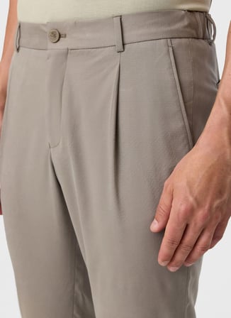 Back and Bond Gri Erkek Slim Fit Pantolon B35S31041