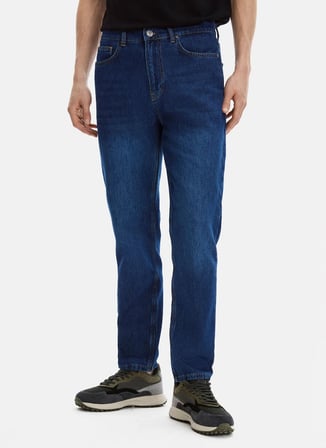 Back and Bond Lacivert Erkek Tapered Fit Denim Pantolon B35S35020