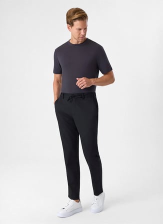 Back and Bond Siyah Erkek Comfort Fit Pantolon BPN3001100000