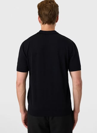 Siyah Erkek Regular Fit Polo T-Shirt B35S40018
