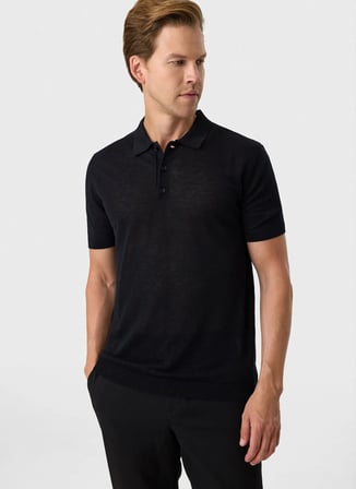 Siyah Erkek  Regular Fit Kazak B35S40026