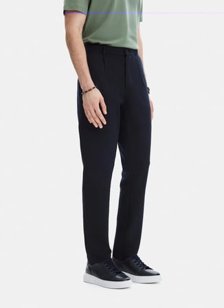 Back and Bond Lacivert Erkek Slim Fit Pantolon B35S33038