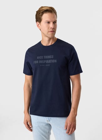 Back and Bond Lacivert Erkek T-Shirt BTS1006800000