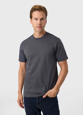 Back and Bond Antrasit Erkek T-Shirt BTS1006900000