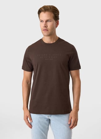 Back and Bond Kahverengi Erkek T-Shirt BTS1006900000