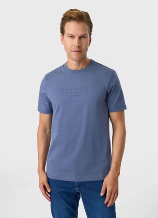 İndigo Erkek %100 Pamuk Regular Fit T-Shirt BTS1006900000
